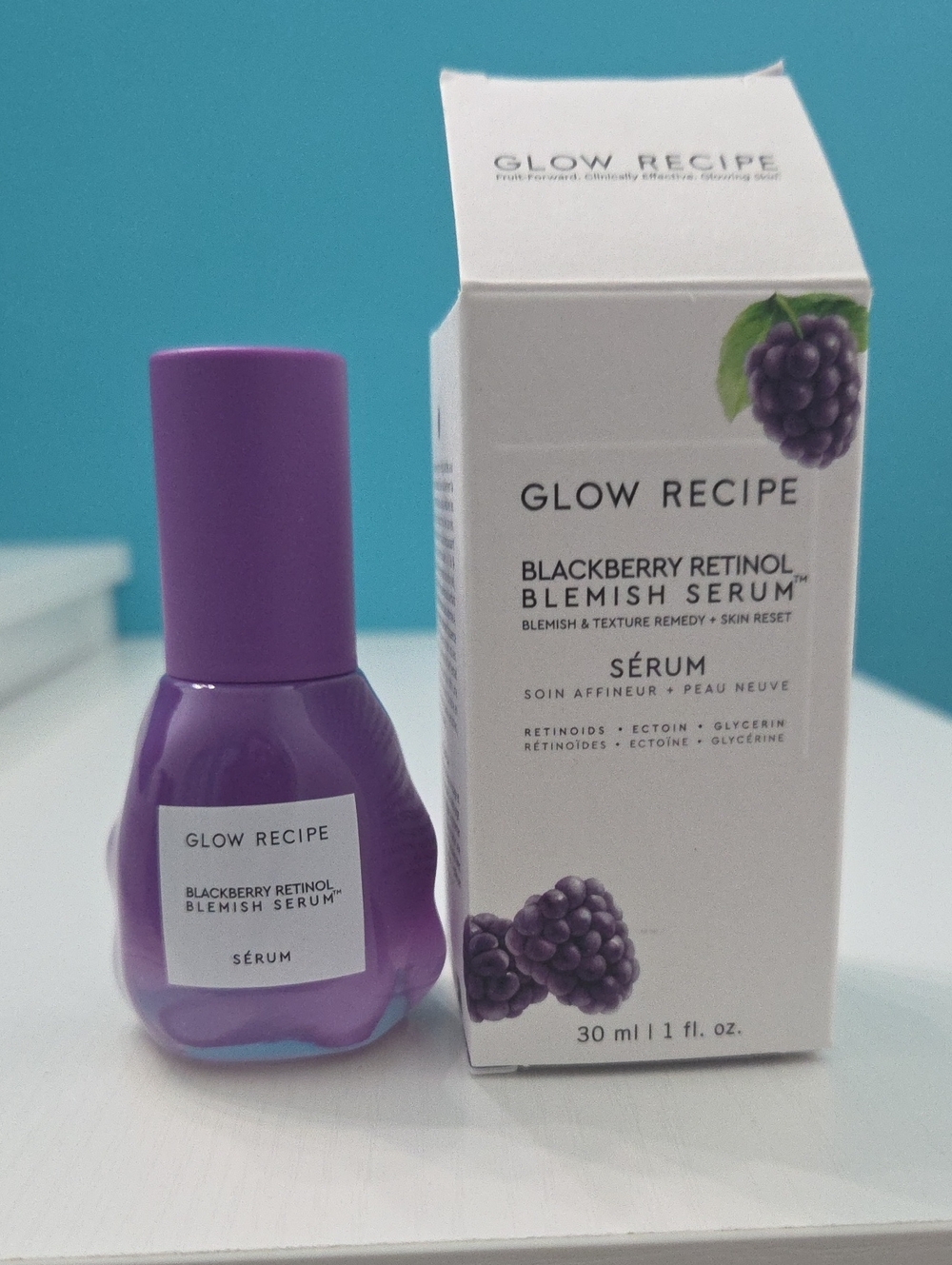 Glow Recipe Purple Blackberry Retinol Blemish Serum